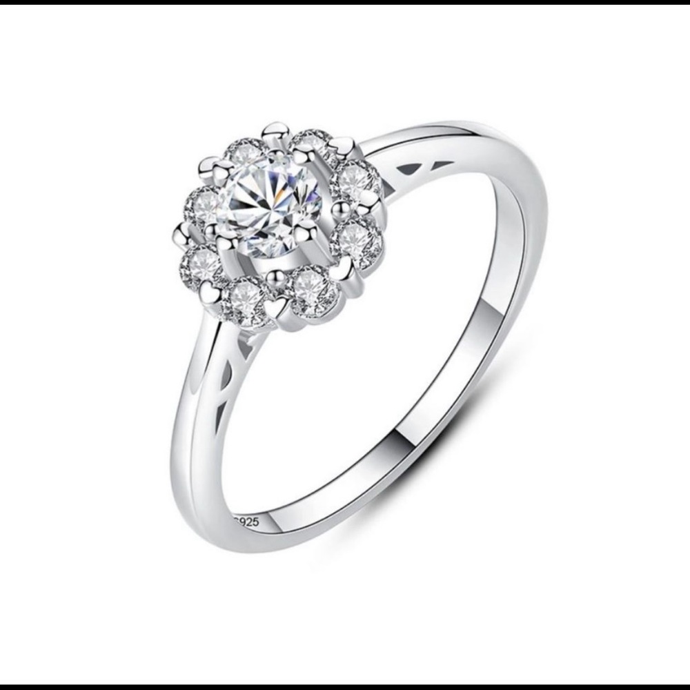 925 Sterling Silver Flower 🌺 Ring